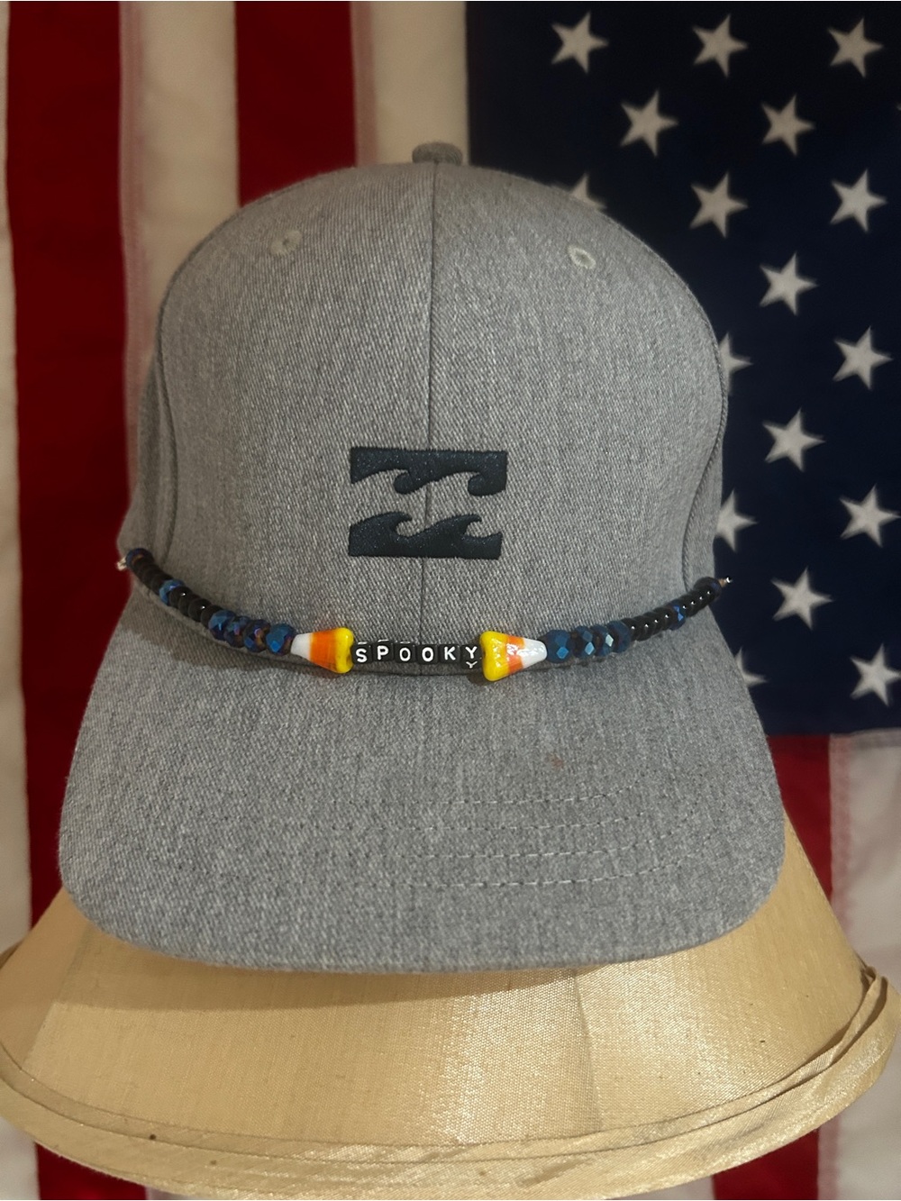 Hat chain Halloween themed Spooky Handmade Brand new